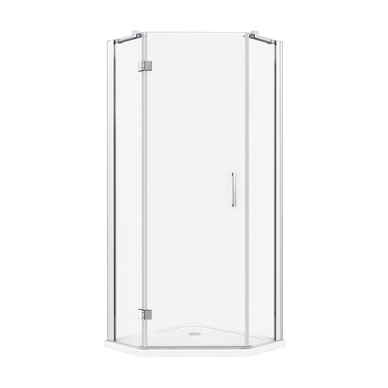 Diamond sliding door/double door shower room enclosure