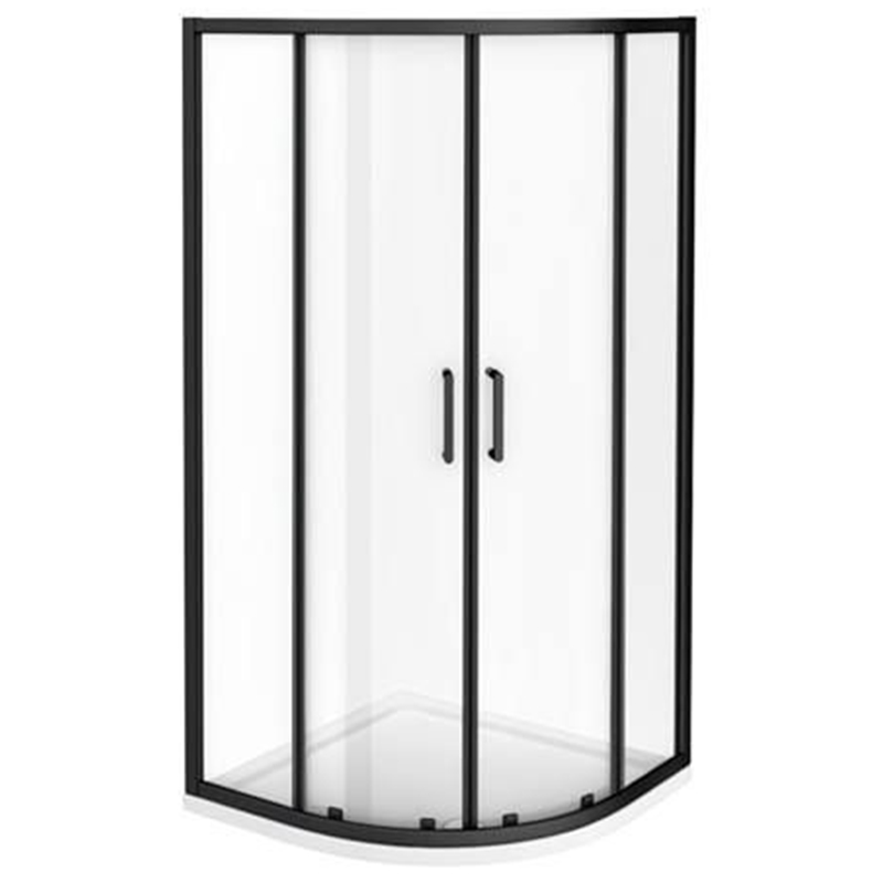 5/6/8mm Round simple sliding door shower room enclosure